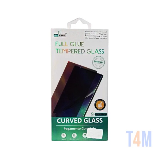 PROTECTOR DE VIDRIO FULL GLUE CURVO PARA SAMSUNG GALAXY S9 TRANSPARENTE